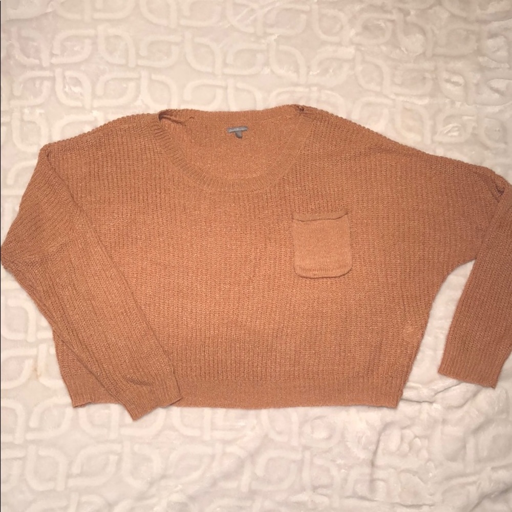 Crop sweater shirt